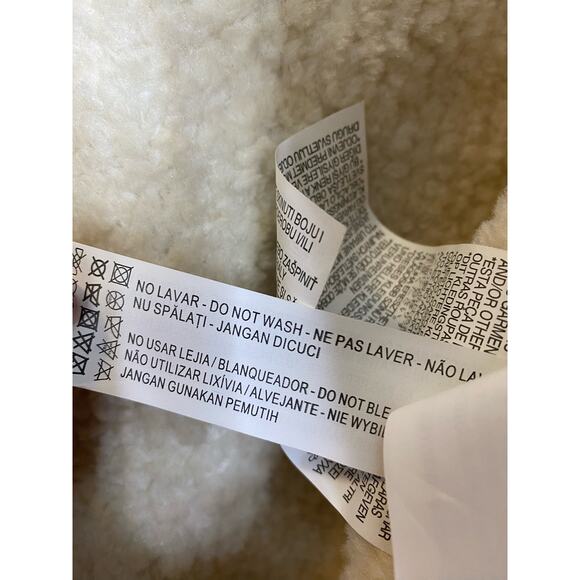 Zara Tan Suede Cropped Moto Jacket - Picture 8 of 9